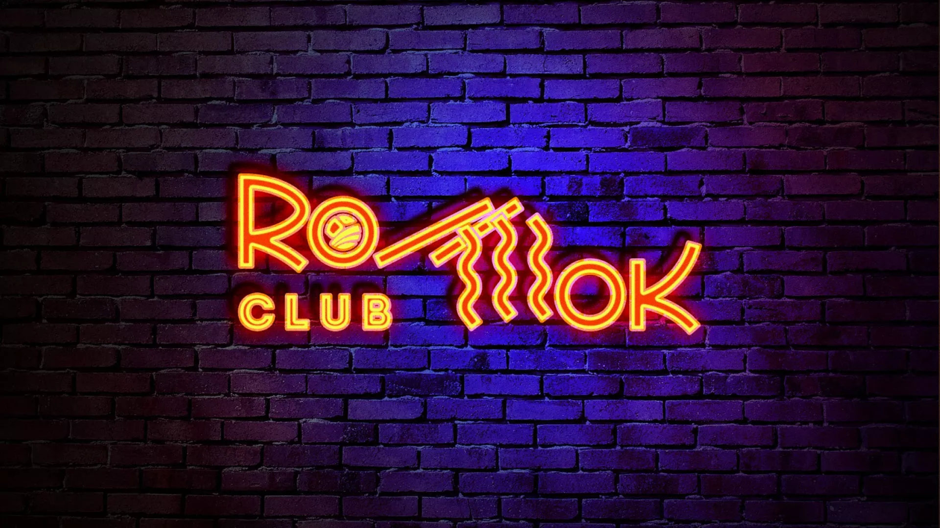 Разработка интерьерной вывески суши-бара «Roll Wok Club» в Богдановиче
